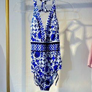 NEW! Nanette Lepore Swimsuit with Gorgeous Greek Isle Vibes!